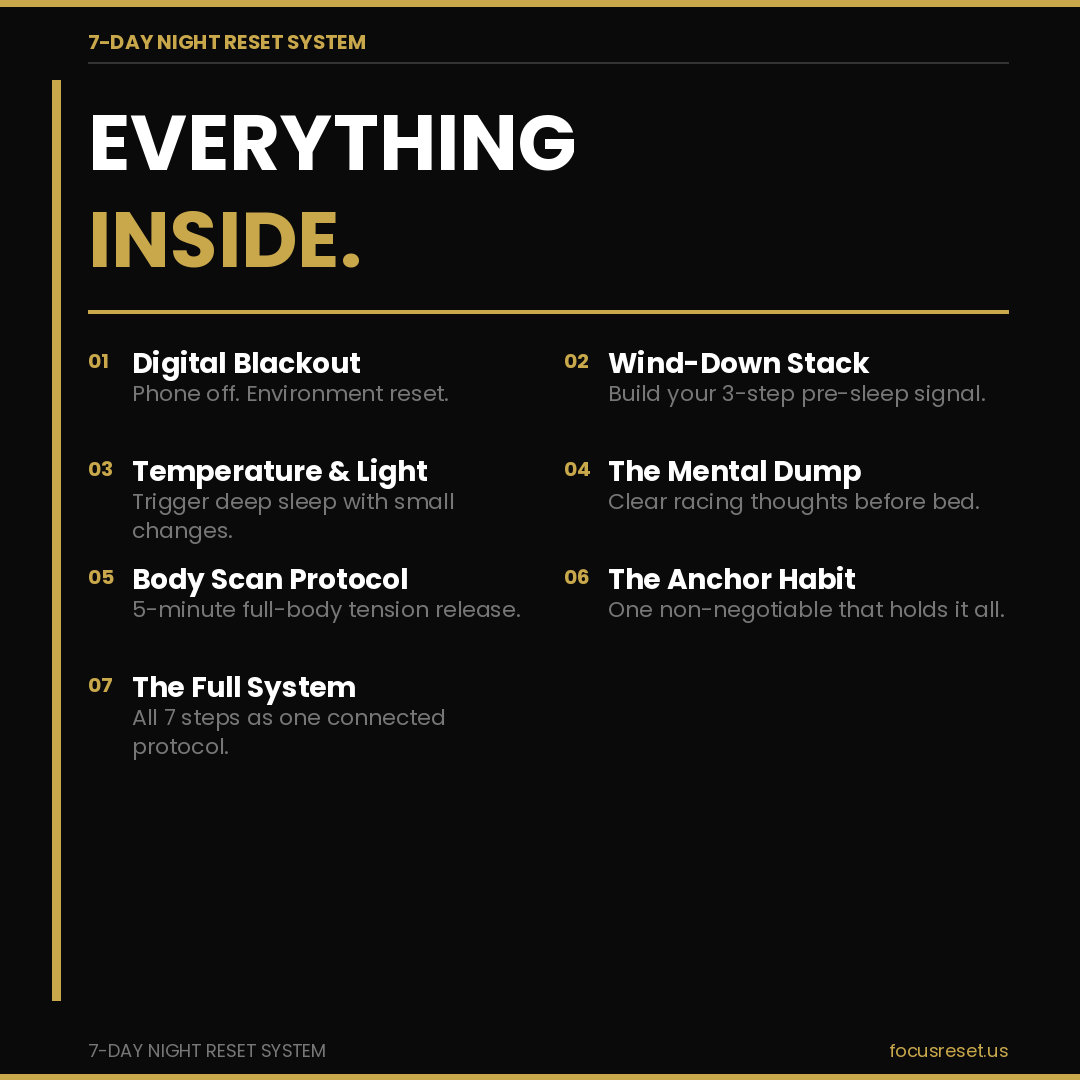 The 7-Day Night Reset System